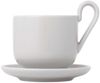 Blomus Set 2 Espressotassen RO Nimbus Cloud, Kaffee Tassen, Becher, Porzellan, 80 ml, 64139 Bild 3
