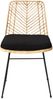 Esszimmerstuhl Rattanstuhl Farbe natur inkl. Sitzkissen KAIRO 80553080 Bild 3
