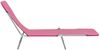 vidaXL Klappbare Sonnenliegen 2 Stk. Stahl und Stoff Rosa 310345 Bild 4