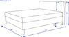 Boxspringbett SANSIBAR POEL LF 180x200 cm beige Box-Spring-Bett Doppelbett Bild 5