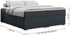 Boxspringbett - Doppelbett mit Multipocket-Matratze - BESS -200x200 - Dunkelgrau Stoff - H3 Bild 5