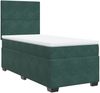 vidaXL Boxspringbett mit Matratze Dunkelgrün 80x200 cm Samt 3293059 Bild 5