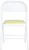Klappstuhl Wedigo PVC Gestell Weiß 6 Stück Bild 4