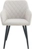 Stuhl 2er Set Oslo Stühle in Creme - gemütliches Design - Top Qualität B/H/T: 56x83x60 cm Bild 3