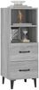 Sideboard Grau Sonoma 34,5 x 34 x 90 cm Holzwerkstoff [817418] Bild 4