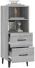 Sideboard Grau Sonoma 34,5 x 34 x 90 cm Holzwerkstoff [817418] Bild 5