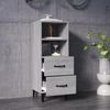 Sideboard Grau Sonoma 34,5 x 34 x 90 cm Holzwerkstoff [817418] Bild 3