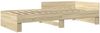 vidaXL Bettgestell ohne Matratze Sonoma-Eiche 100x200 cm Holzwerkstoff 849574 Bild 3