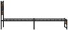 vidaXL Metallbett ohne Matratze Räuchereiche 100x190 cm 4017212 Bild 5
