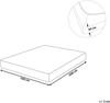 Spannbettlaken JANBU Baumwolle 160x200 cm Sandbeige Bild 2