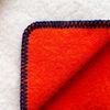 WoolOnly Doubleface Wendedecke Plaid aus norwegischer Wolle 130x200cm, Neon Orange Bild 2
