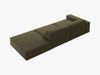 Micadoni Sofa Jodie 3-Sitzer Rechts Samt Bluvel Grün Bild 4