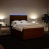 vidaXL Boxspringbett mit Matratze Rosa 160x200 cm Samt 3293265 Bild 5
