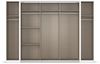 OTTO home Schwebetürenschrank Dreh-/Schwebetürenschrank Kleiderschrank Familie, Agordo (B/H/T ca. 301x210X62cm, viele Farben & auch mit Spiegeln erhältlich) Stauraumwunder TOPSELLER, verschiedene Grifffarben Made in GERMANY Bild 4