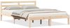 vidaXL Bettrahmen Braun 225,5 x 145,5 x 69,5 cm Massivholz Kiefer 869780 Bild 3