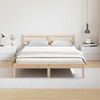 vidaXL Bettrahmen Braun 225,5 x 145,5 x 69,5 cm Massivholz Kiefer 869780 Bild 4