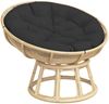 vidaXL Kissen Rund Schwarz Ø 100x11 cm Oxford-Gewebe 361969 Bild 3