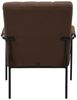 SVITA Loungesessel KYLE, Loungestuhl, Teddy-Boucle, Braun Bild 2