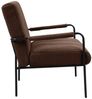 SVITA Loungesessel KYLE, Loungestuhl, Teddy-Boucle, Braun Bild 3