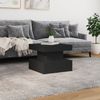 vidaXL Couchtisch mit LED-Leuchten Schwarz 50x50x40 cm 839841 Bild 4