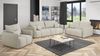 Sofa Designersofa 2-Sitzer MORGANO Stoff Abriamo Creme Bild 3