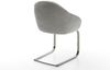 Freischwinger Gaio-Flex Strukturstoff Soft Grau Freischwinger flach Graphit Bild 5