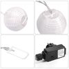 Salcar LED-Lichterkette LED-Lampions Lichterkette Außen-Lichterkette Laterne LED Lichter, 15m 50 Lampions, Garten, Balkon, Hof Deko Bild 4