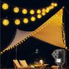 Salcar LED-Lichterkette LED-Lampions Lichterkette Außen-Lichterkette Laterne LED Lichter, 15m 50 Lampions, Garten, Balkon, Hof Deko Bild 5