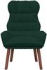 vidaXL Sessel Dunkelgrün 69 x 74 x 93 cm Samt 42001889 Bild 4