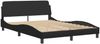 vidaXL Bett mit Matratze "Dover" Schwarz 140x200 cm Kunstleder 3208417 Bild 4