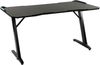 Schreibtisch >Game-Rocker< RGB LED Beleuchtung, Carbon-Optik, schwarz - 76x77x152cm (BxHxT) Bild 2