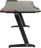 Schreibtisch >Game-Rocker< RGB LED Beleuchtung, Carbon-Optik, schwarz - 76x77x152cm (BxHxT) Bild 4