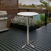 Bistro Stehtisch aus Aluminium, rund, H 110 cm Bild 2