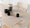 Macosa Home Tischläufer 140x35 cm beige braun Tischdecke Jute natur Tischdeko, Juteläufer Tafelläufer modern Bild 2