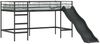 vidaXL Kinder-Loftbett mit Rutsche Schwarz und Anthrazit 100 x 200 cm 42020778 Bild 2