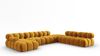 Micadoni Modulares Panorama Ecksofa Bellis 7-Sitzer Rechts Samt Bluvel Gelb Bild 2