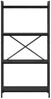 vidaXL Bücherregal Schwarz Eichen-Optik 60 x 30 x 120 cm Holzwerkstoff 868389 Bild 5