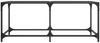 vidaXL Couchtisch mit Glasplatte Transparent 98,5x50x40 cm Stahl 845978 Bild 4