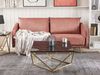 Couchtisch schwarz / gold Marmor Optik quadratisch 80x80 cm MALIBU Bild 3