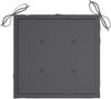 vidaXL Klappbare Gartenstühle 2 Stk. mit Sitzkissen Massivholz Akazie 3064482 Bild 5