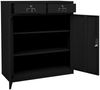 vidaXL Büroschrank Schwarz 90 x 40 x 102 cm Stahl [336411] Bild 5