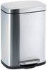 WENKO Edelstahl Kosmetik Treteimer Leno, Easy-Close 5 Liter Bild 2