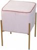 Sitzhocker/ -pouf "Dany", rose Bild 2