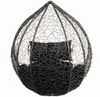 HOME DELUXE 'CIELO' Hängesessel, Polyrattan, Grau/Schwarz, nur Korb Bild 4
