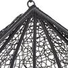 HOME DELUXE 'CIELO' Hängesessel, Polyrattan, Grau/Schwarz, nur Korb Bild 5