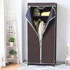 Kleiderschrank Textilschrank Garderobenschrank Stoffschrank mit Kleiderstange 75x50x170cm Bild 2