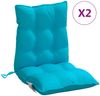 vidaXL Niedriglehner-Auflagen 2 Stk. Türkis Oxford-Gewebe 377734 Bild 2