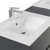 Badmöbelset Taifun 150cm 5tlg mit 2x Spiegelschrank & 2x Seitenschrank grafit : Grafit Bild 4