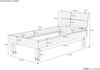 Erst-Holz Einzelbett super stabil Buche 100x200 hohes Massivholzbett Seniorenbett 60. 81-10 oR Bild 4