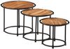 vidaXL Satztische 3 Stk. Massivholz Akazie 358931 Bild 4